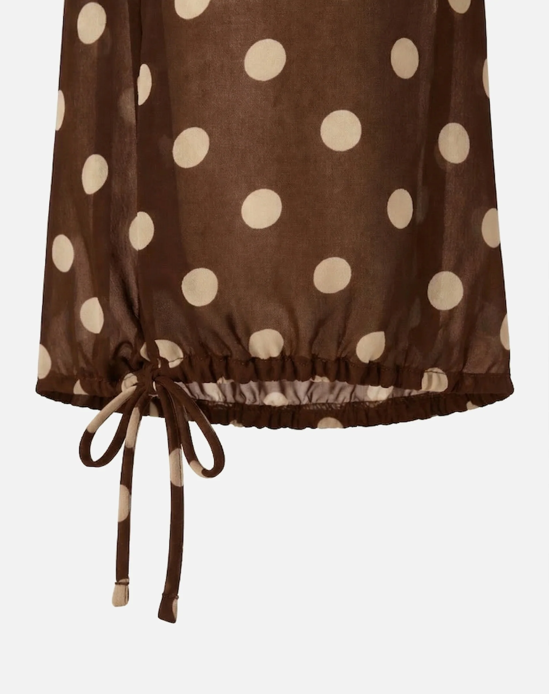 Calça Aladim de Chiffon - Marrom - Image 8