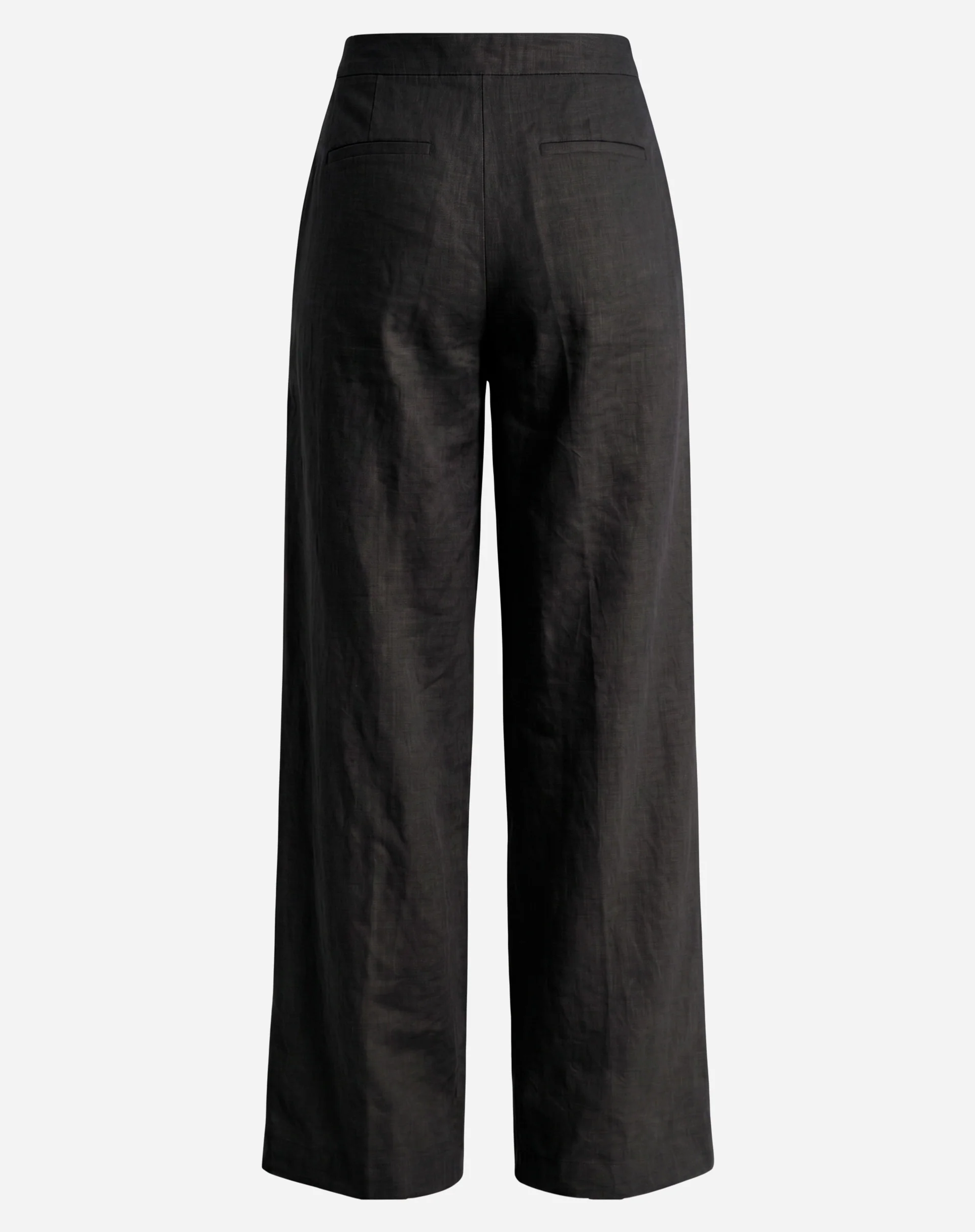 Calça Wide com Pregas Alfaiataria - Preto - Image 7