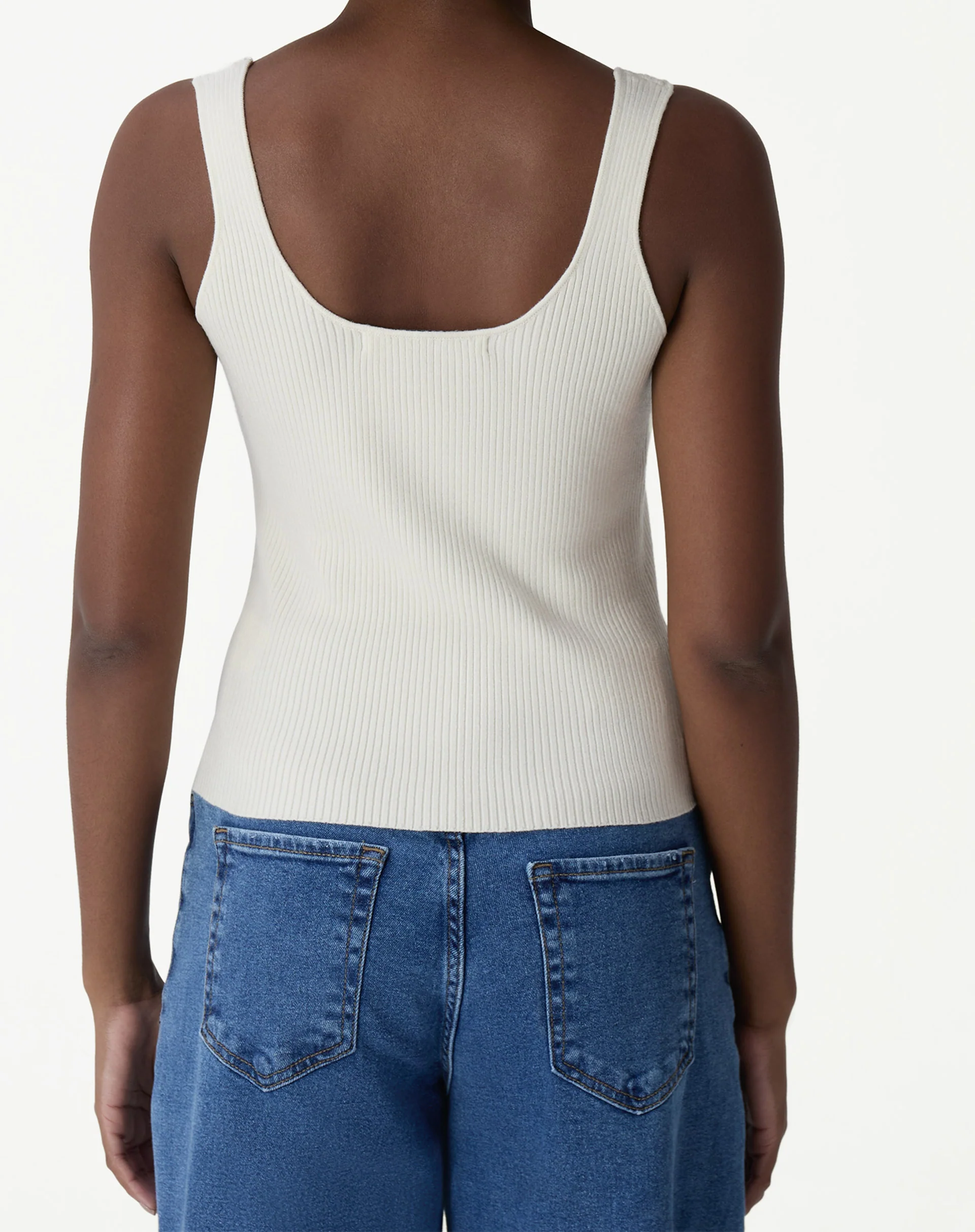 REGATA BÁSICA DECOTE U - OFF-WHITE - Image 3