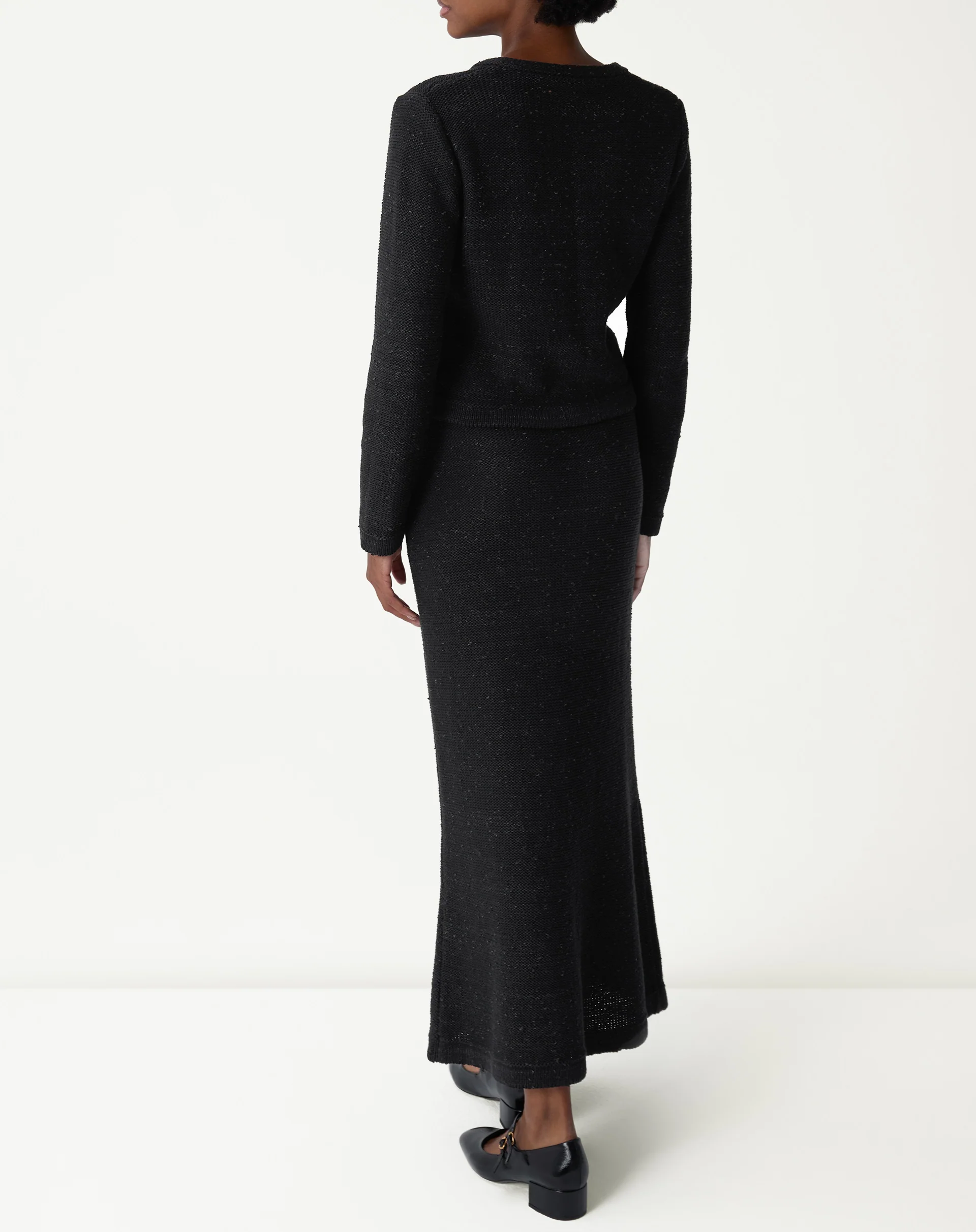 Saia Longa Tricot - Preto - Image 4