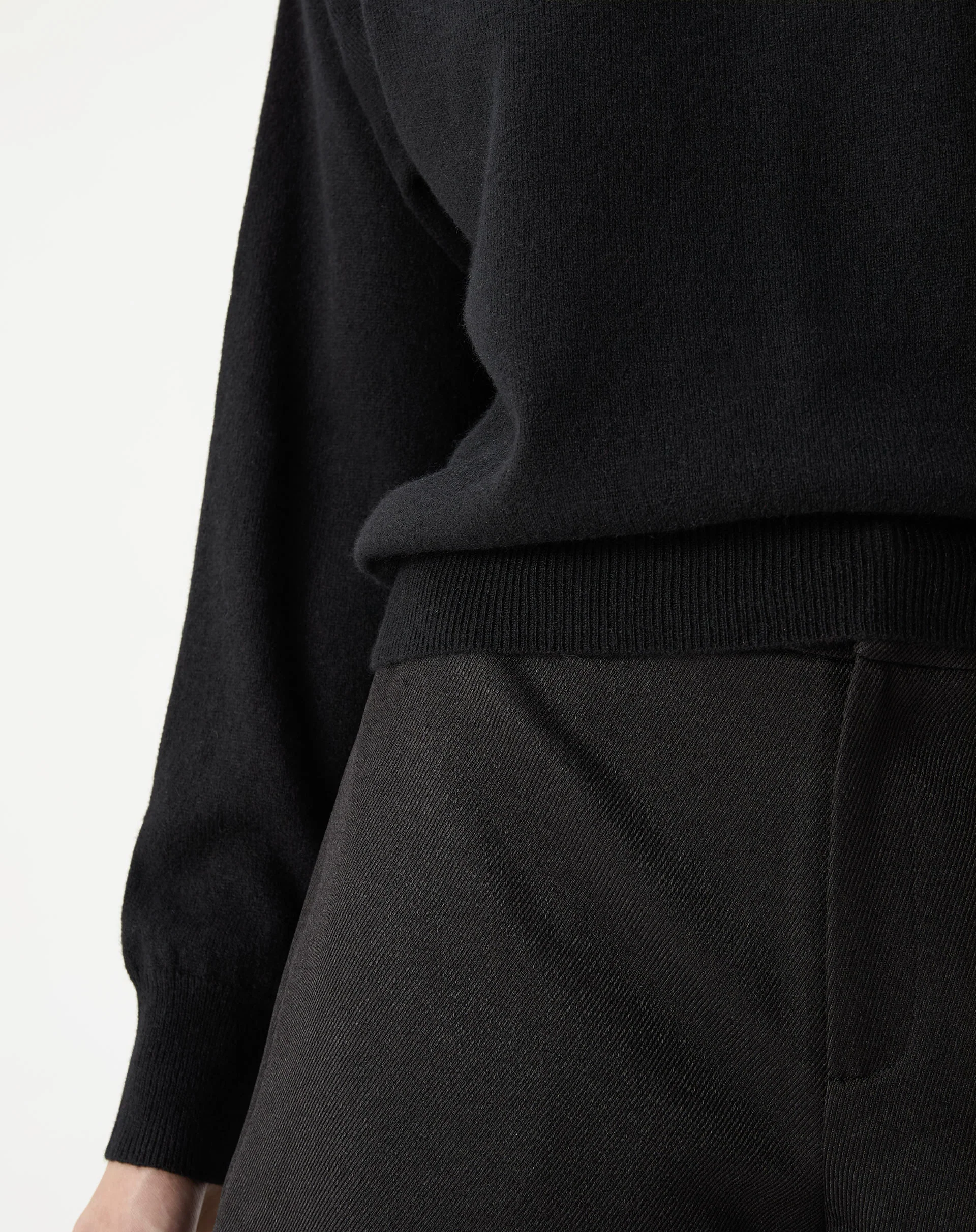 Suéter Cashmere Deluxe Gola Careca - Preto - Image 4
