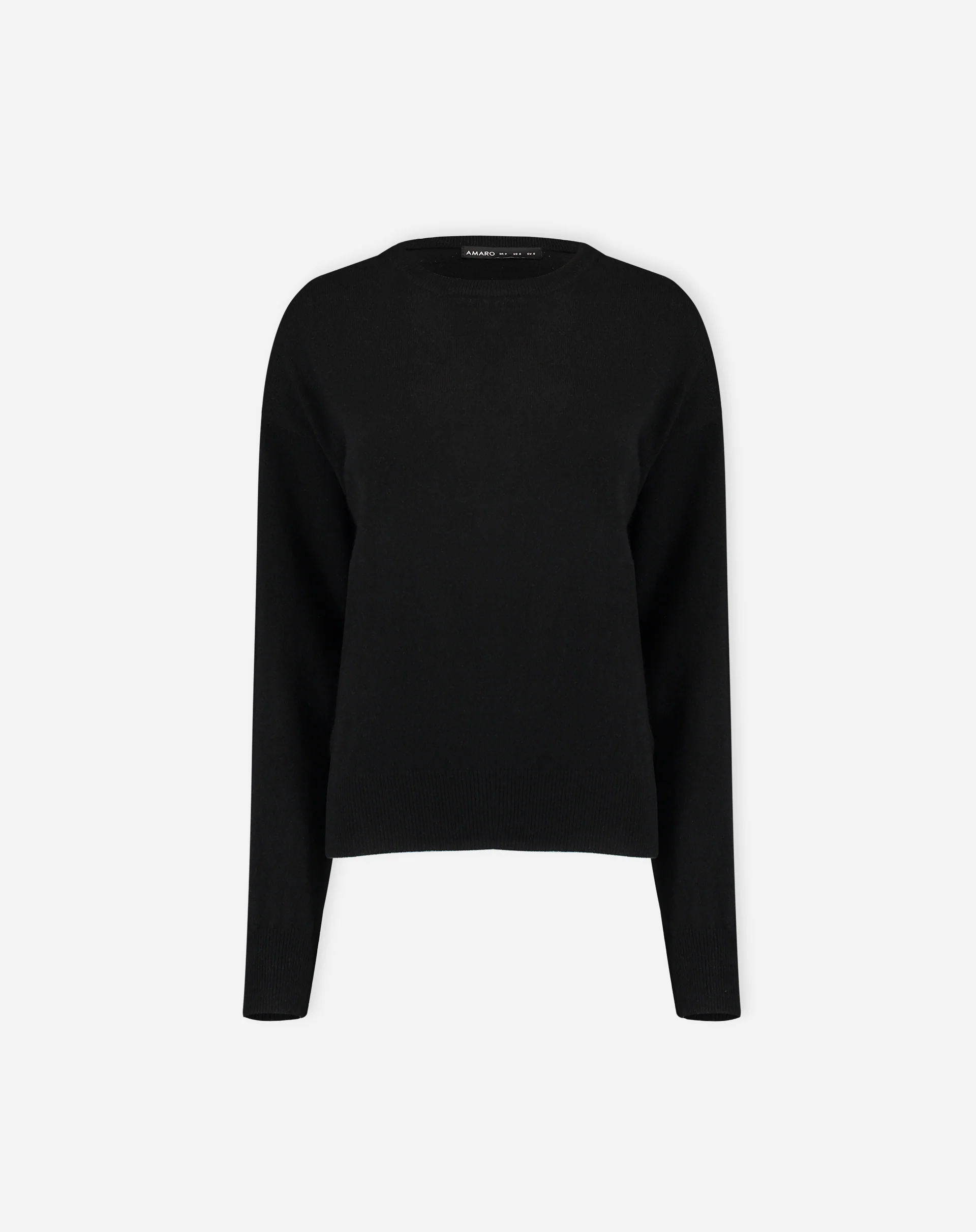 Suéter Cashmere Deluxe Gola Careca - Preto - Image 6