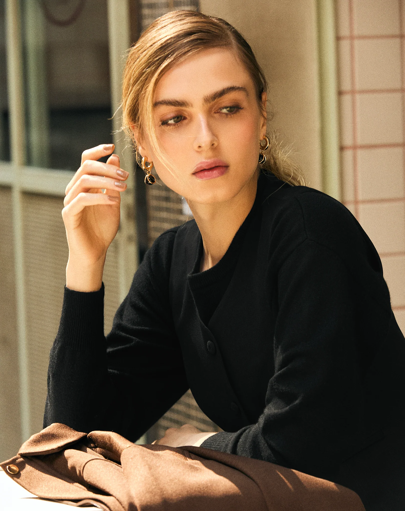 Suéter Cashmere Deluxe Gola Careca - Preto - Image 8
