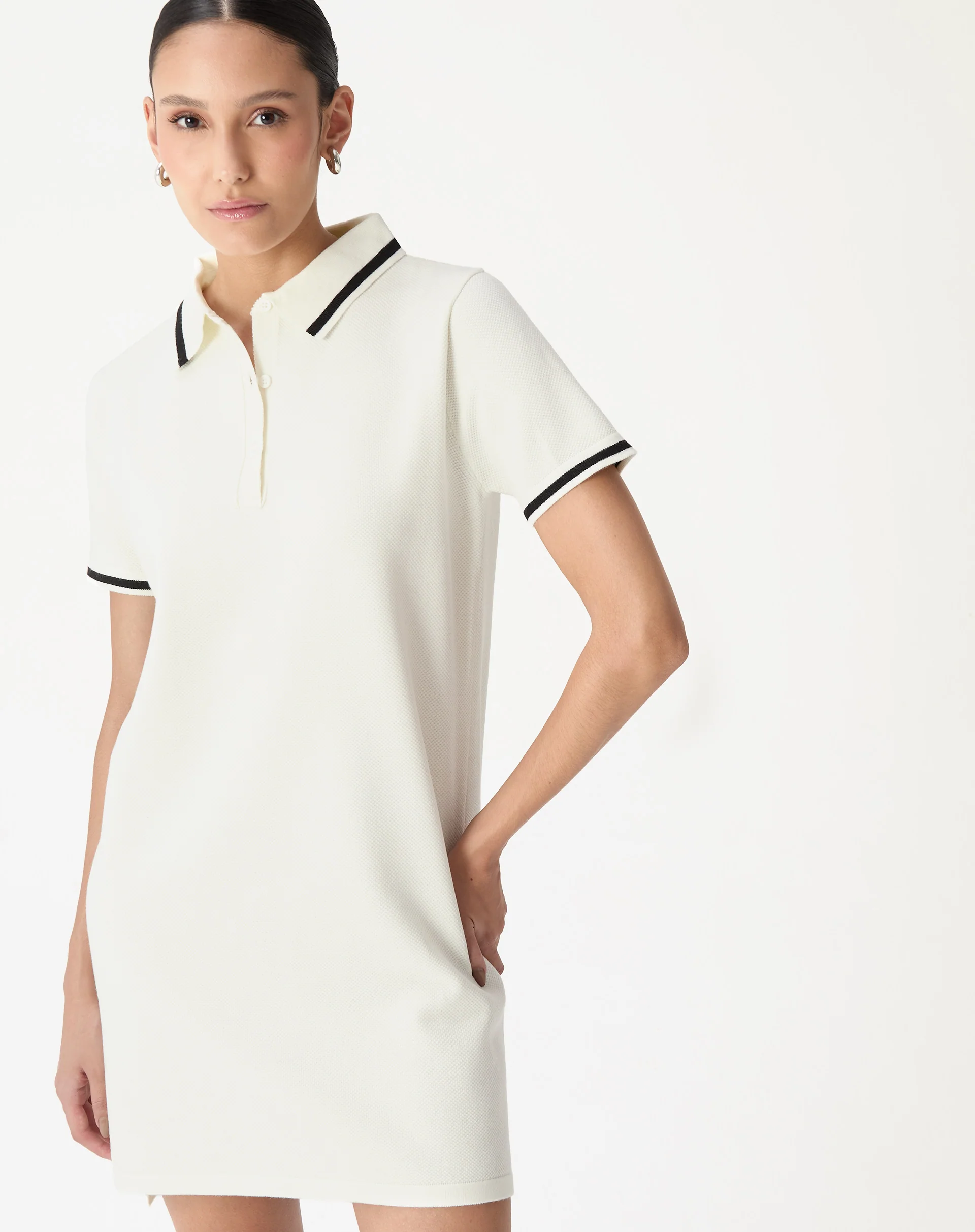 Vestido Polo - Off White - Image 4